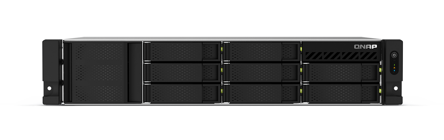 QNAP TS-864EU-8G 8-Bay 2U Short-Depth Rackmount NAS