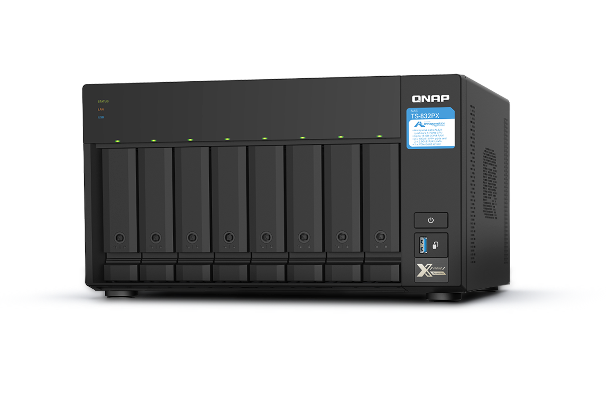 QNAP TS-832PX-4G 8-Bay Desktop NAS