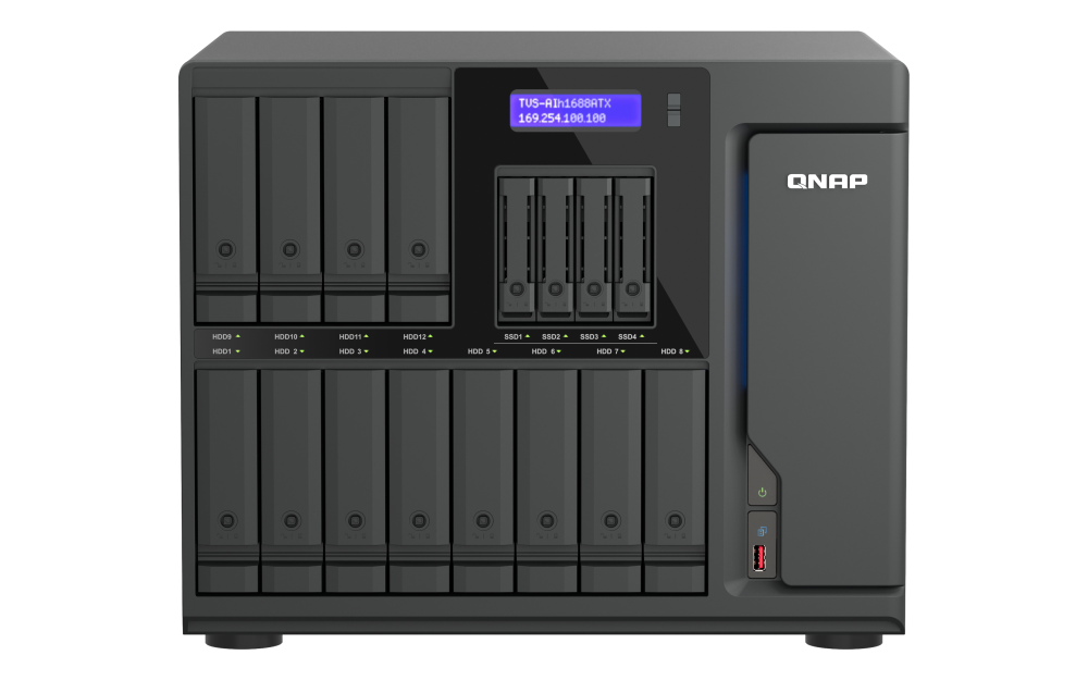 QNAP TVS-AIh1688ATX 16-bay NAS enclosure