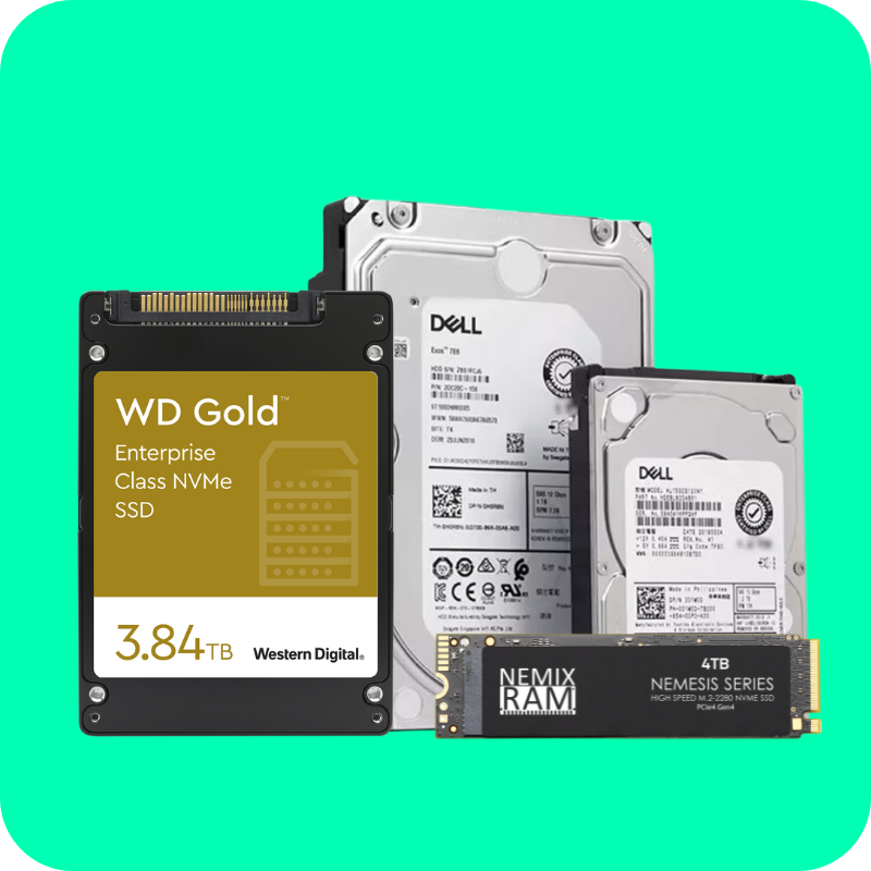 Buy Server SSD's, HDD's & NVMe in Qatar