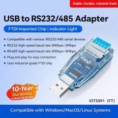 DTECH IOT5091 USB to RS232/RS485 Push-Button Terminal Module