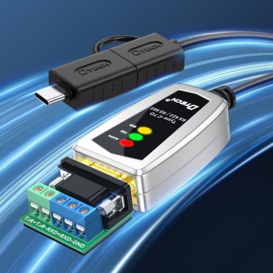 DTECH IOT5067A Type-C USB3.0 to RS485/RS422 Cable