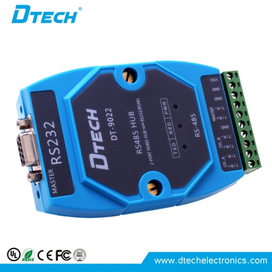 DTECH DT-9022I Opto-isolated Active RS485 Hub
