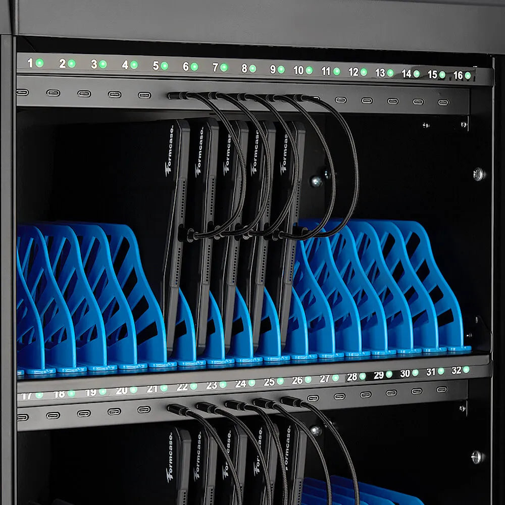 TransformerCart T32PD Perf. – Open View with USB-C Charging Ports