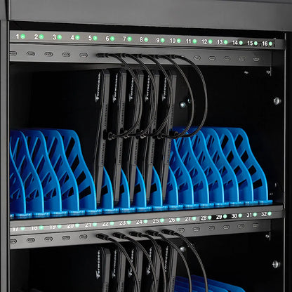 TransformerCart T32PD Perf. – Open View with USB-C Charging Ports