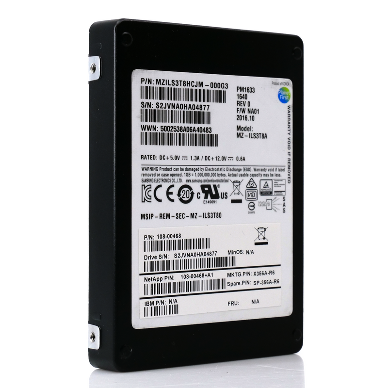 Samsung PM1633 3.84TB SAS SSD Angle View - Available in Doha Qatar
