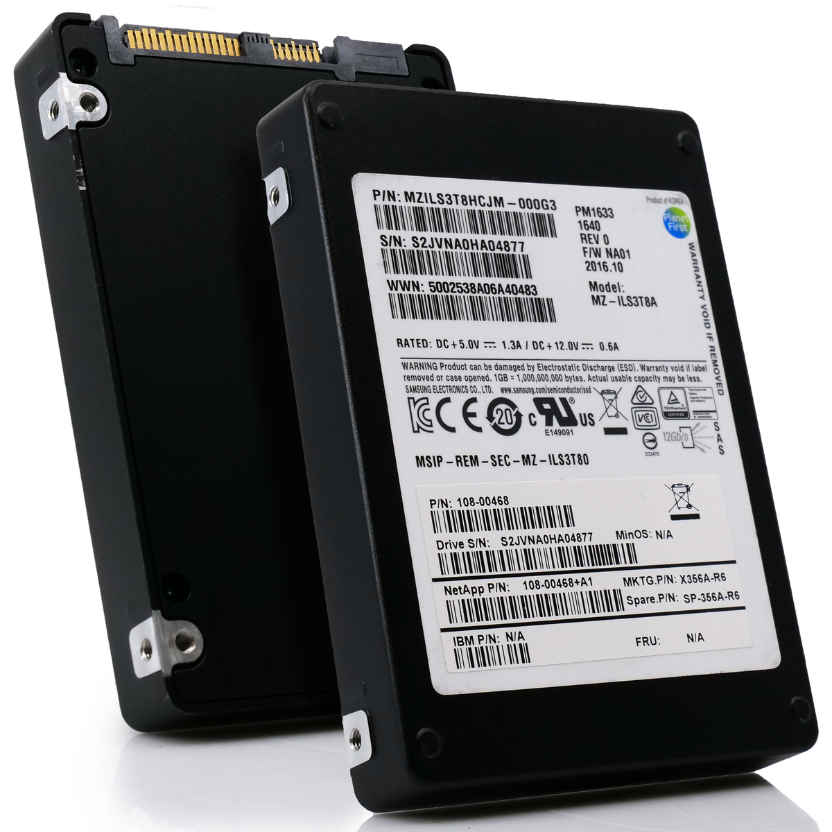 Samsung PM1633 MZILS3T8HCJM 3.84TB SAS 12Gb/s 2.5 inch Enterprise SSD - ServerParts Qatar