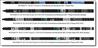 Lenovo 0U Switched and Monitored PDU 20xC13 4xC19 4PU7A93178