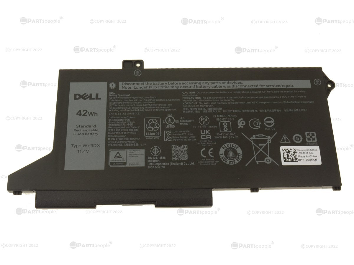 Dell Latitude 5420 5430 5520 5530 Replacement Battery WY9DX