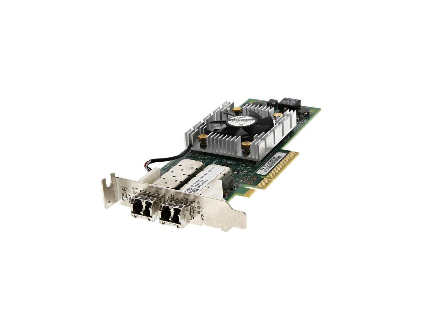 Dell QLE2662L 16Gb FC HBA Low Profile - SFP+ Port View