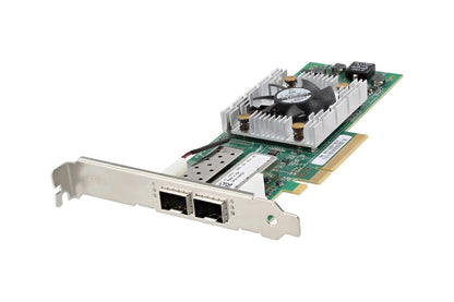 Dell 406-BBBH QLogic QLE2662 16Gb Dual Port Fibre Channel HBA Full Height - Front View